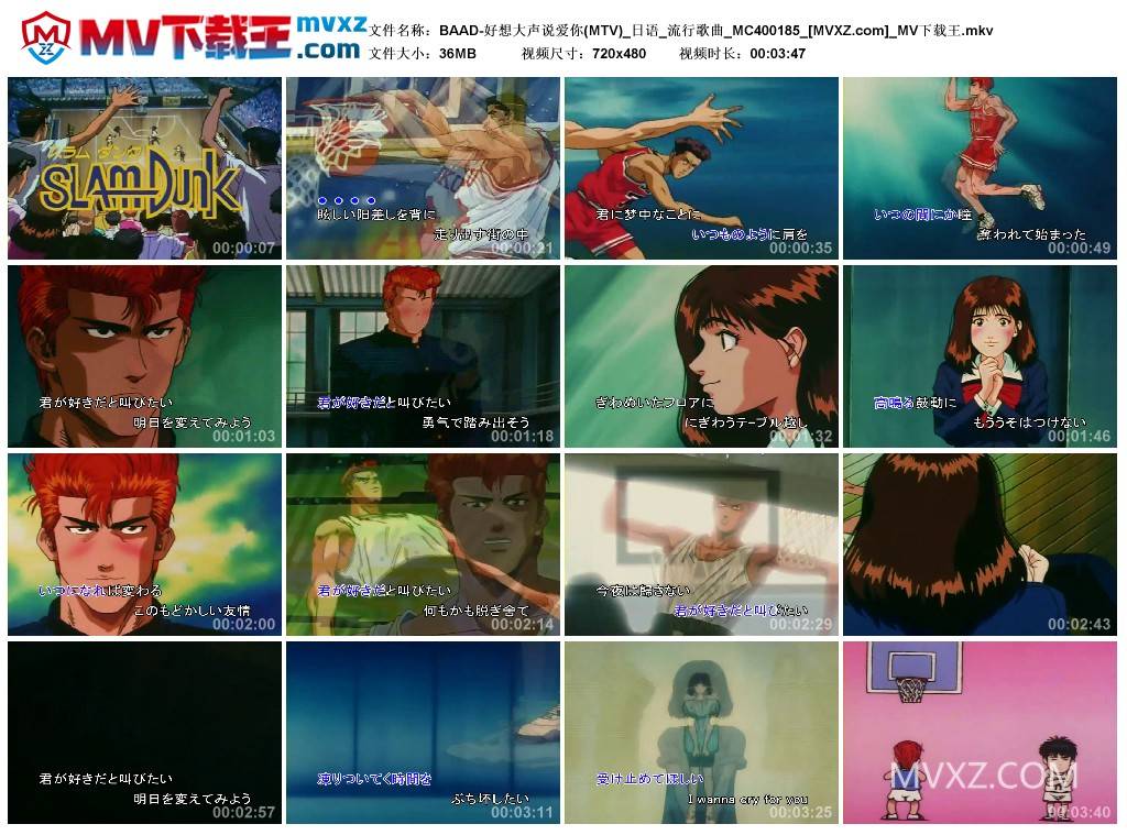 BAAD-好想大声说爱你(MTV)_日语_流行歌曲_MC400185